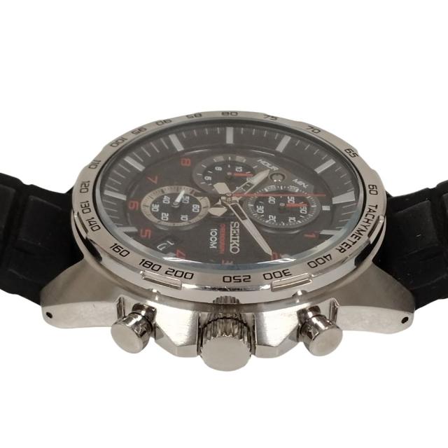 SEIKO セイコー 8T67-00H0 クロノグラフ クォーツ メンズ ラバーベルト  
