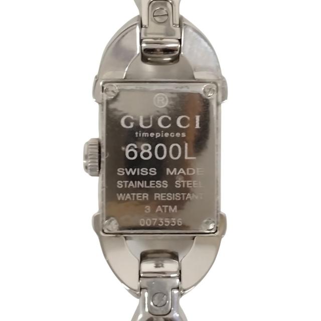 GUCCIグッチバンブーバングルウォッチ6800Lレディース腕時計 GUCCI グッチ 6800L バンブー 腕時計 ステンレススチール
