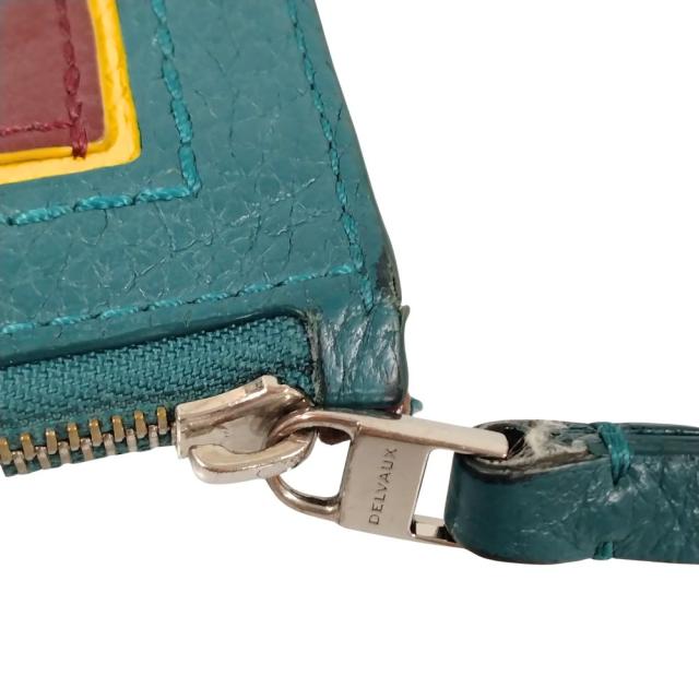 DELVAUX デルヴォー マルチファンクション コンパクトウォレット ケース グリーン 正規品 / 40442 DELVAUX デルヴォー マルチファンクション コンパクトウォレット