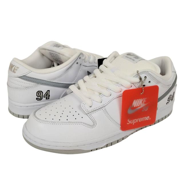 SUPREME シュプリーム × NIKE 品番 HQ8487-100 SB DUNK LOW OG QS ダンク シューズ スニーカー サイズ US9.5=27.5cm 正規品 / 45082