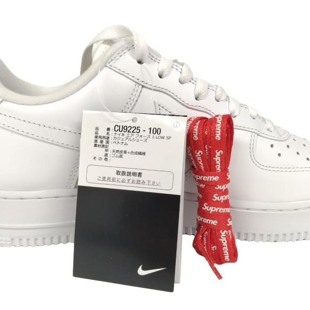 SUPREME シュプリーム × NIKE ナイキ 品番 CU9225-100 AIR FORCE 1 LOW SP エアフォース シューズ スニーカー US8=26cm 正規品 / 36243_2