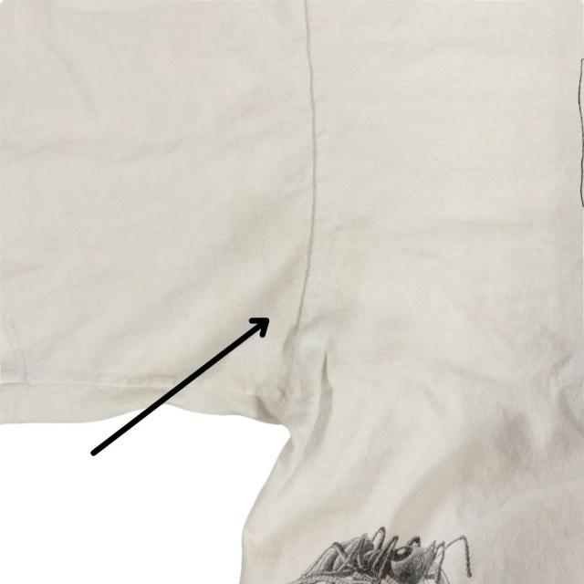 M.C.Escher エッシャー 両面 プリント Tシャツ ANDAZIA アート 90s ヴィンテージ ホワイト サイズXL 正規品 / 40535