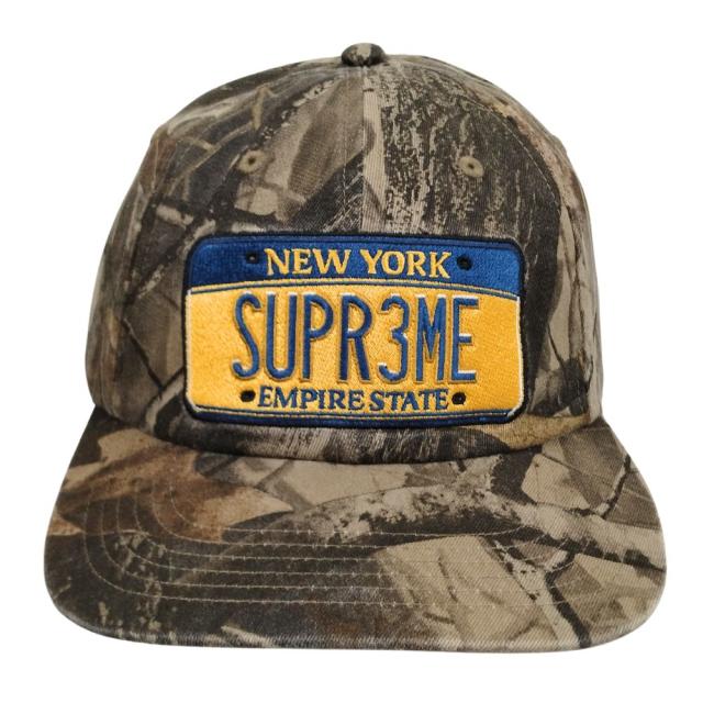 SUPREME シュプリーム 25SS License Plate 6-Panel 迷彩 キャップ 正規品 / 52359