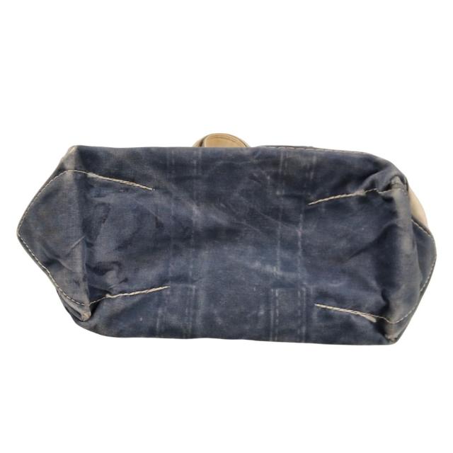 L.L.BEAN エルエルビーン キャンバス トート バッグ トールサイズ 80s ヴィンテージ 生成り×ネイビー 正規品 / 51604