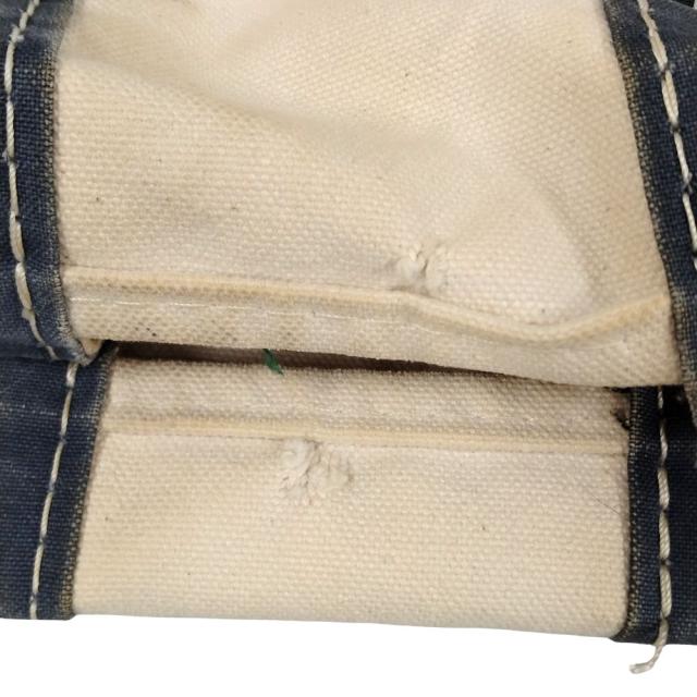 L.L.BEAN エルエルビーン キャンバス トート バッグ トールサイズ 80s ヴィンテージ 生成り×ネイビー 正規品 / 51604