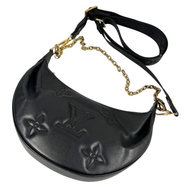 LOUIS VUITTON ルイ・ヴィトン M59799 オーバー ザ ムーン レザー 2way ショルダーバッグ ブラック 正規品 / 40293