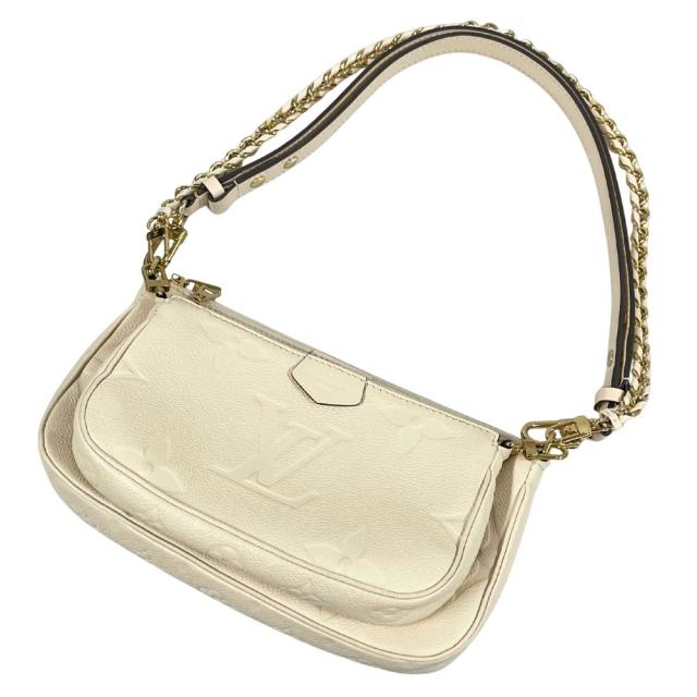 LOUIS VUITTON ルイ・ヴィトン M46568 アンプラント ミュルティ ポシェット アクセソワール ホワイト 正規品 / 40298