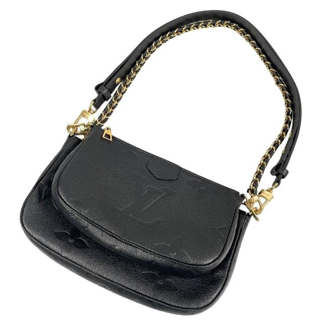 LOUIS VUITTON ルイ・ヴィトン M80399 アンプラント ミュルティ ポシェット アクセソワール ショルダーバッグ ブラック 正規品 / 40299