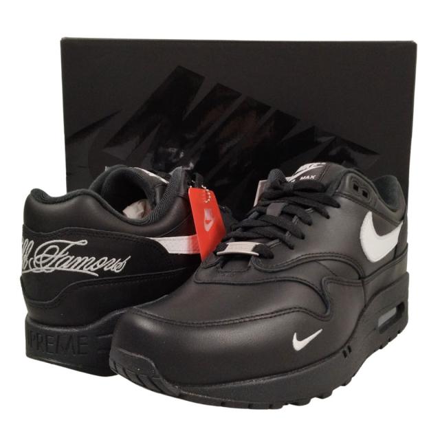 SUPREME シュプリーム 品番 HF8813-001 NIKE AIR MAX 1 87 SP エアマックス シューズ スニーカー ブラック US10.5=28.5cm 正規品 / 45025