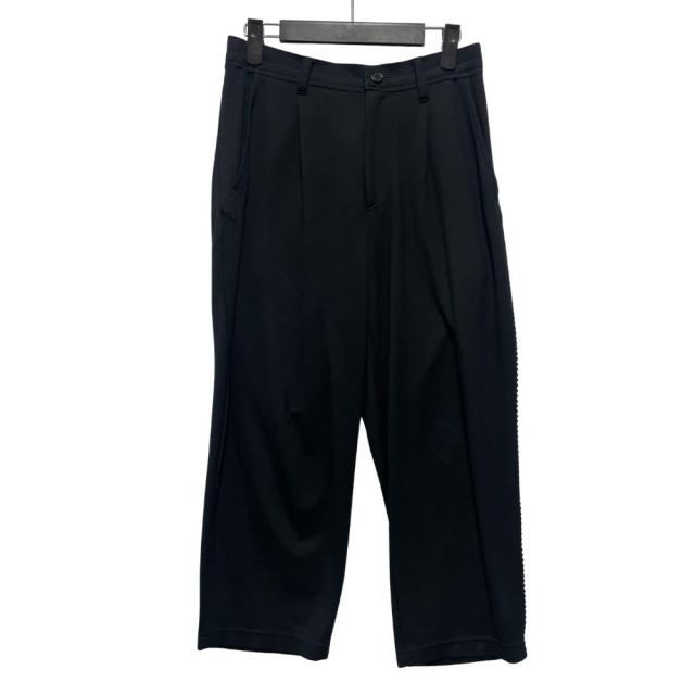 UNDERCOVER アンダーカバー 25SS 品番 UC1E4506 レーヨン混 タック入り パンツ ブラック サイズ 2 正規品 / 52144