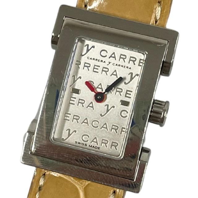 【訳あり】CARRERA Y CARRERA カレライカレラ レディース クォーツ 不稼働品 腕時計 正規品 / C290