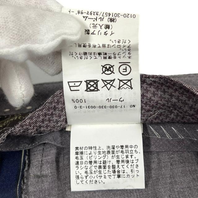 GERMANO for EDIFICE ジェルマーノ スラックス パンツ グレー サイズ 44 正規品 / 40687