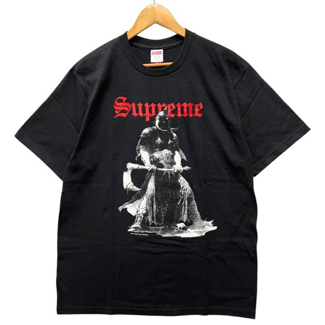 SUPREME シュプリーム 24AW Frank Frazetta Destruction Tee プリント 半袖Ｔシャツ ブラック サイズ L 正規品 / 52687