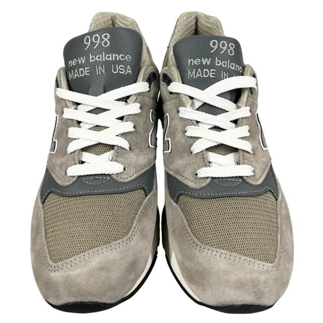 NEW BALANCE ニューバランス U998 GR  スニーカー グレー サイズUS9.5＝27.5cm 正規品 / 52684
