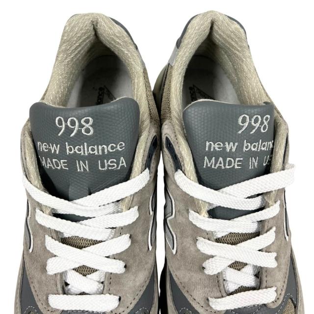 NEW BALANCE ニューバランス U998 GR  スニーカー グレー サイズUS9.5＝27.5cm 正規品 / 52684