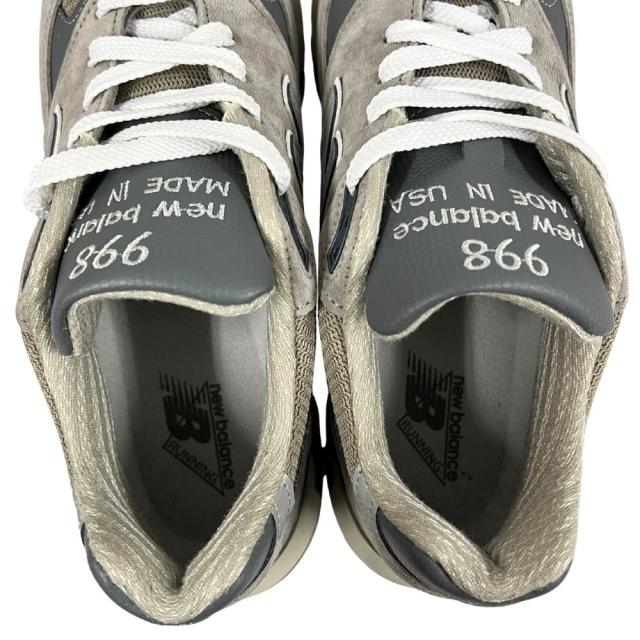 NEW BALANCE ニューバランス U998 GR  スニーカー グレー サイズUS9.5＝27.5cm 正規品 / 52684