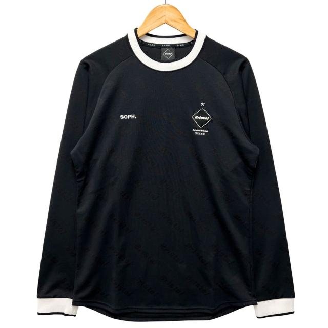 F.C.R.B. エフシーアールビー 17AW ポリエステル ロゴ ロングカットソー 長袖Ｔシャツ サイズS 正規品 / 52802