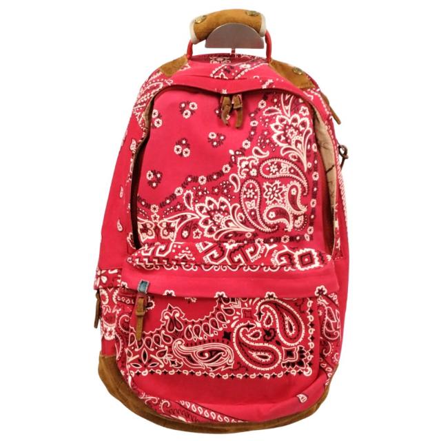 VISVIM ビズビム ICT BANDANA 22L バンダナ柄 バックパック レッド 22L 正規品 / 52650