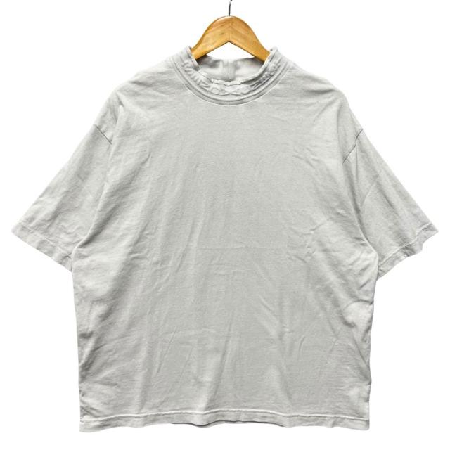 ACNE STUDIOS アクネストゥディオズ 品番 FN-MN-TSHI000400 ロゴ モックネック 半袖Ｔシャツ グレー サイズ M 正規品 / 52734