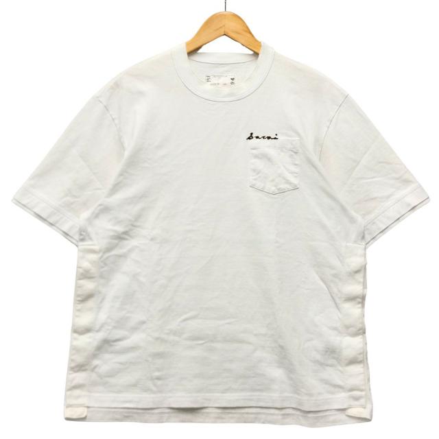 SACAI サカイ 品番 22-02794M 袖切替し 半袖Ｔシャツ ホワイト系 サイズ 2 正規品 / 52712