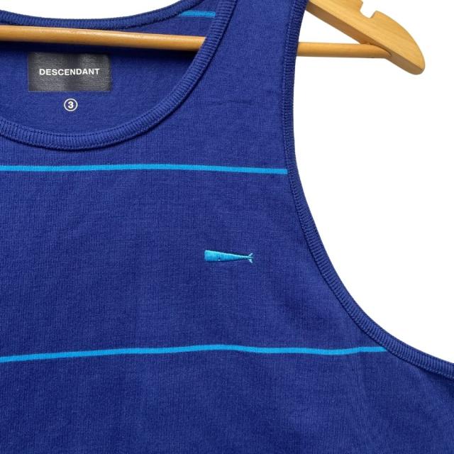 DESCENDANT ディセンダント CACHALOT STRIPE TANK TOP タンクトップ