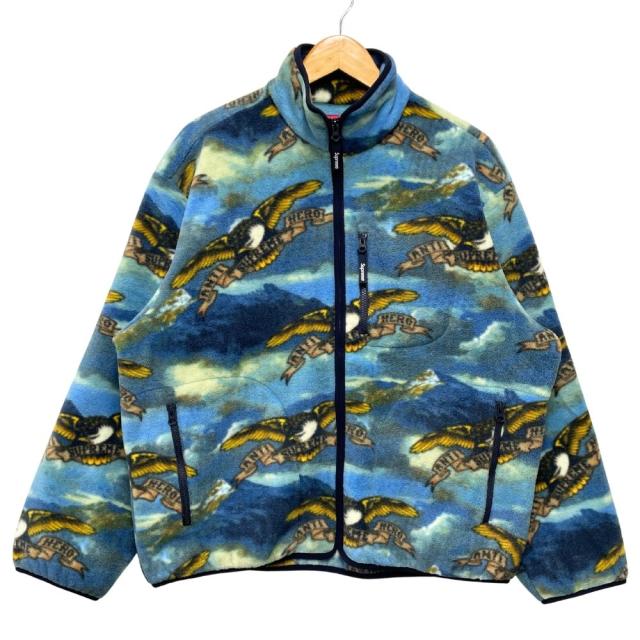 SUPREME シュプリーム × ANTIHERO 25AW Fleece Jacket  フリースジャケット ブルー サイズ L 正規品 / 53006