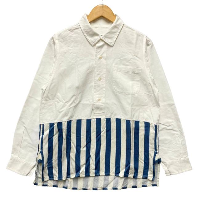 VISVIM ビズビム 品番 0119205011010 TALBOT P.O. SHIRT L/S プルオーバー 長袖シャツ ネイビー サイズ 1 正規品 / 51778