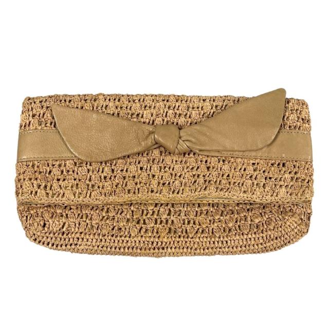 HELEN KAMINSKI ヘレンカミンスキー ラフィア ハンドバッグ ベージュ 正規品 / 50131