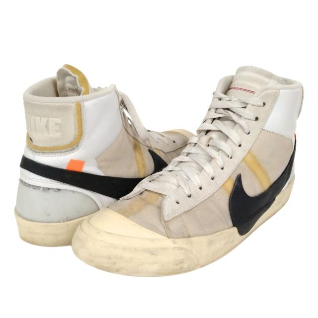 NIKE ナイキ × OFF WHITE 品番 AA3832-100 THE 10 BLAZER MID ブレザー ミッド シューズ スニーカー サイズUS12=30cm 正規品 / 50150