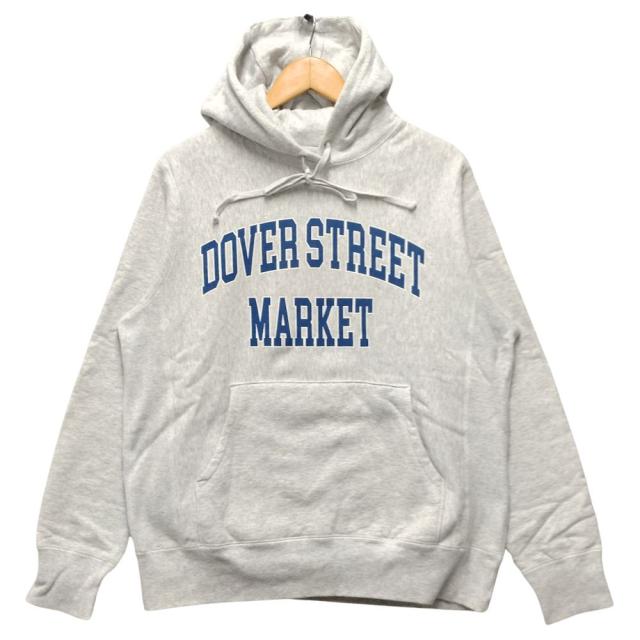 Better ベター DOVER STREET MARKET プリント スウェットパーカー アッシュグレー サイズM 正規品 / 50674