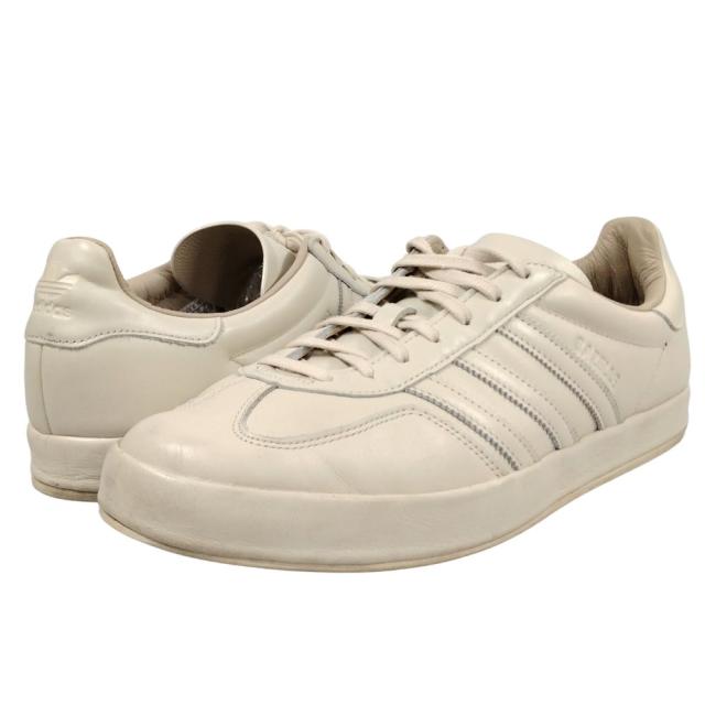 ADIDAS ORIGINALS アディダスオリジナルス JI350 Gazelle Indoor ガゼル インドア レザー シューズ ホワイト系 US12=30cm 正規品 / 51689