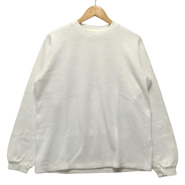 RON HERMAN ロンハーマン RHC 品番 4120900009 2レイヤーファブリック ロングスリーブティー ホワイト サイズS 正規品 / 50169