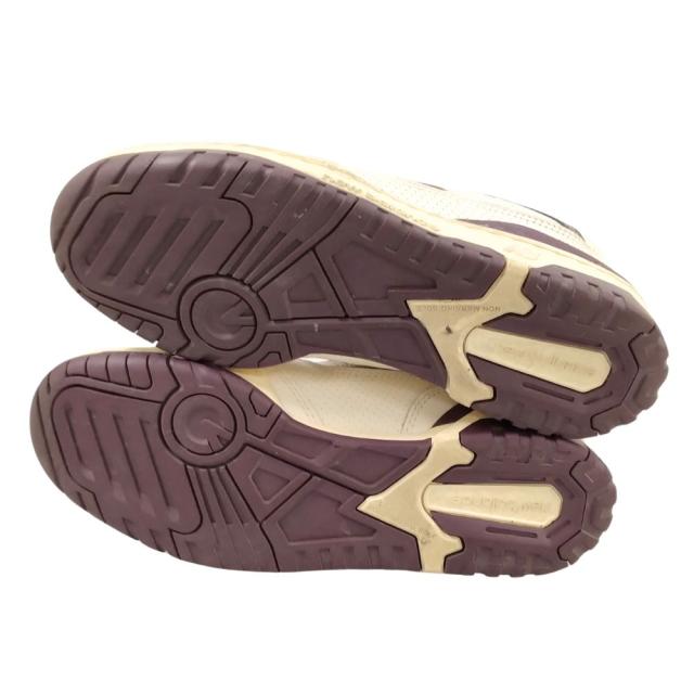 NEW BALANCE ニューバランス 品番 BB550AR1 aime leon dore シューズ ホワイト×パープル サイズUS9.5＝27.5cm 正規品 / 50578