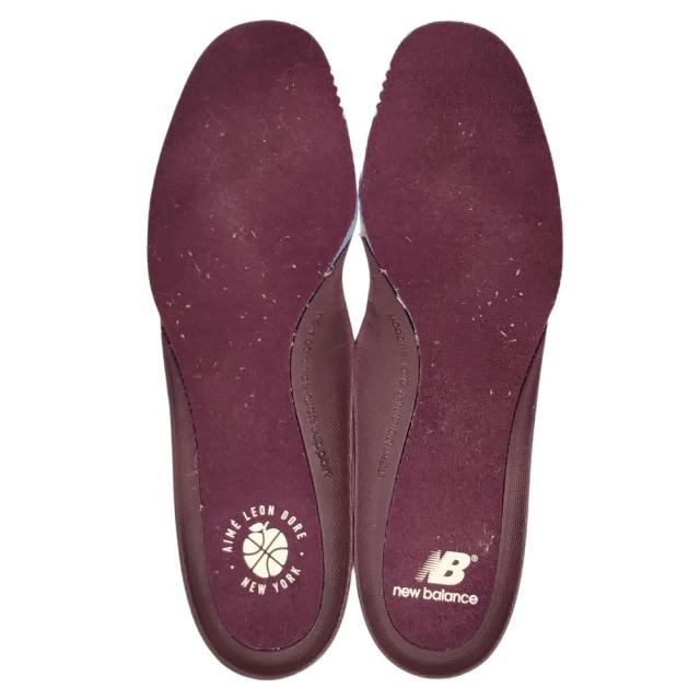 NEW BALANCE ニューバランス 品番 BB550AR1 aime leon dore シューズ ホワイト×パープル サイズUS9.5＝27.5cm 正規品 / 50578