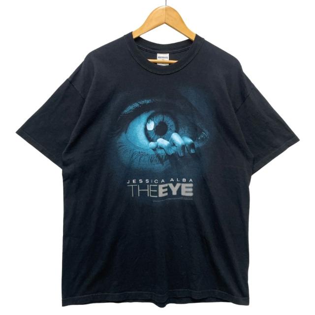 THE EYE プリント Tシャツ ムービー 映画 JERZEES  半袖Ｔシャツ ブラック サイズXL / 40330