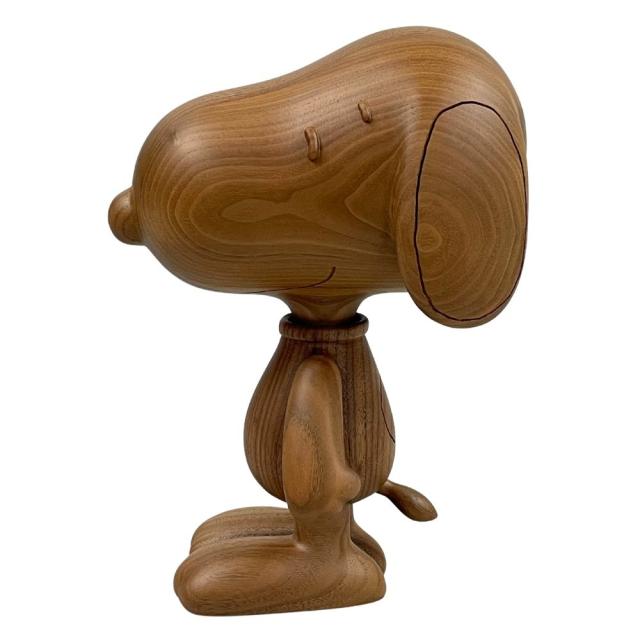 カリモク KARIMOKU SNOOPY WOODEN FIGURE スヌーピー フィギュア 100体限定 シリアルナンバー入り 日本製 正規品 / 28617