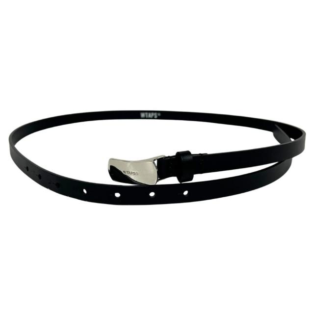 WTAPS ダブルタップス NETA / BELT / SYNTHETIC シンセティックレザー ベルト ブラック 正規品 / 53229
