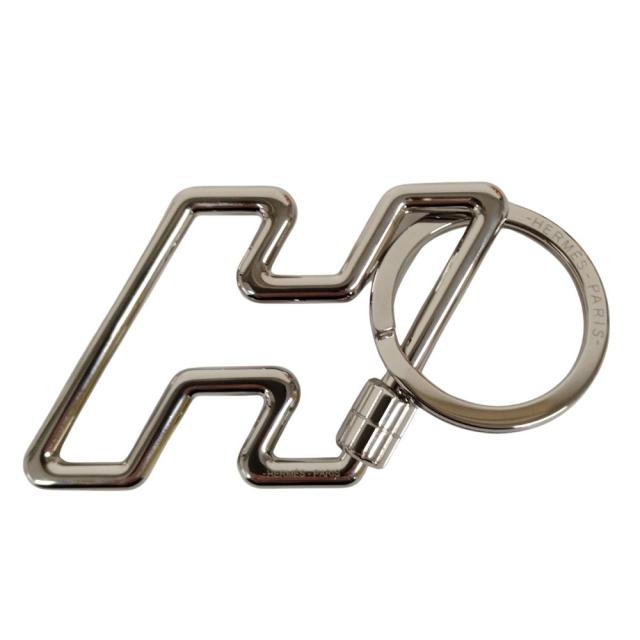 HERMES エルメス Hロゴ Hトゥスピード キーホルダー シルバー 正規品 / 51271