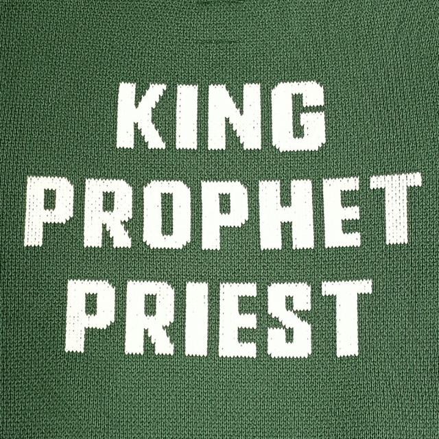 K.O.K VINTAGE KNIT ダメージ加工 オーバーサイズ ニットセーター サイズタグ欠損 グリーン サイズ不明 正規品 / 40799