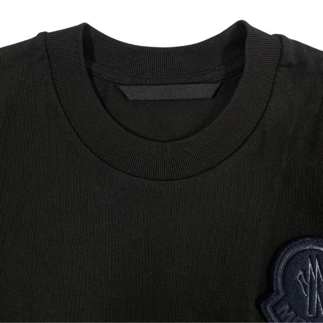 MONCLER モンクレール T-SHIRT SS ロゴワッペン 半袖Tシャツ ブラック