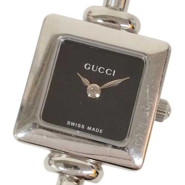 GUCCI グッチ 1900Ｌ バングルウォッチ スクエア クォーツ レディース 腕時計 正規品 / C537