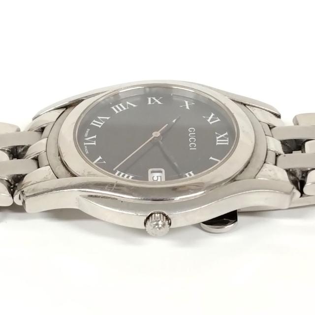 GUCCI グッチ 5500M Gクラス 黒文字盤 クォーツ メンズ 腕時計 正規品 / C553_1