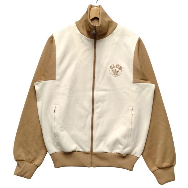 ADIDAS アディダス 80s CLUB ADIDAS クラブアディダス トラック ジャケット パンツ セットアップ ベージュ系 サイズ5 正規品 / 40068