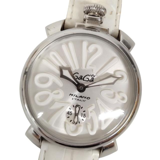 GAGA MILANO ガガ・ミラノ マヌアーレ48 スモールセコンド 手巻き メンズ 腕時計 正規品 / C655