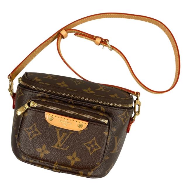 LOUIS VUITTON ルイ・ヴィトン M82335 モノグラム ミニバムバッグ 2way ショルダーバッグ 正規品 / 40292