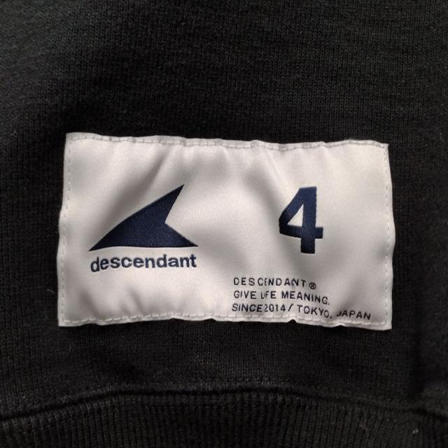 DESCENDANT ディセンダント ×ロンハーマン Team Sweat Pullover ロゴ スウェット ブラック サイズ4 正規品 / 50361_3