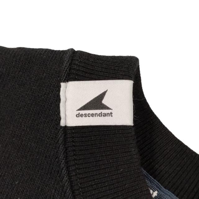 DESCENDANT ディセンダント ×ロンハーマン Team Sweat Pullover ロゴ スウェット ブラック サイズ4 正規品 / 50361_6