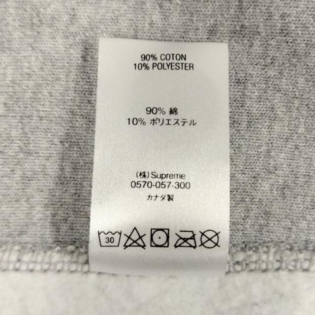 SUPREME シュプリーム Cross Box Logo Hooded Sweatshirt クロス ボックスロゴ スウェットパーカー アッシュグレー XL 正規品 / 50711_9