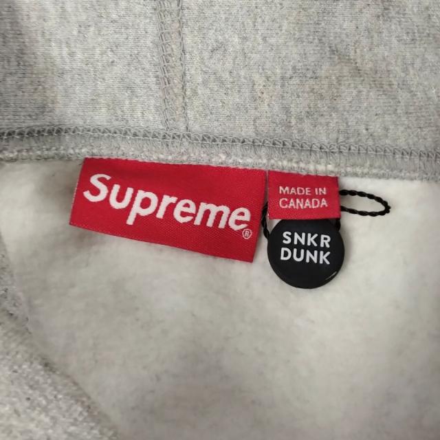 SUPREME シュプリーム Cross Box Logo Hooded Sweatshirt クロス ボックスロゴ スウェットパーカー アッシュグレー XL 正規品 / 50711_6