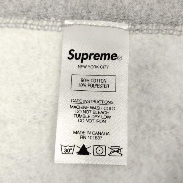SUPREME シュプリーム Cross Box Logo Hooded Sweatshirt クロス ボックスロゴ スウェットパーカー アッシュグレー XL 正規品 / 50711_8